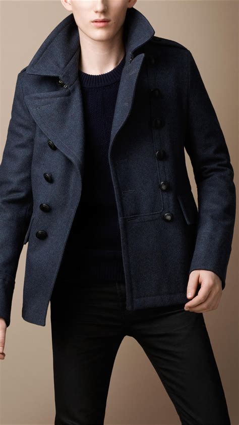 Burberry Men's Pea Coats for Sale 